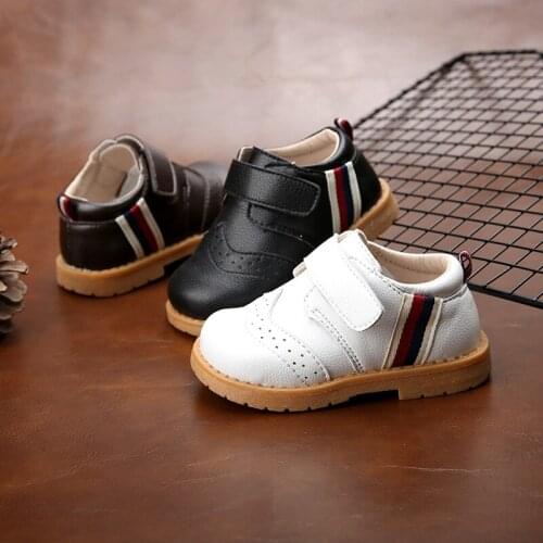 2019 spring Finil British wind childrens shoes 1-3-5 years old boys casual shoes baby solid color toddler shoes