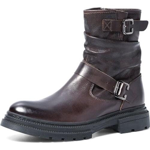 High Quality Army Boots Trend Winter Shoes Men Leather Warm Waterproof Boots Men 13#20/10d50