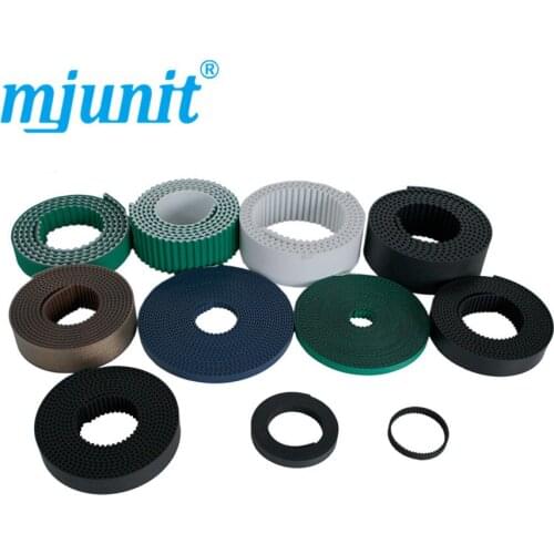 HTD 3M Timing Pulley Bore 6.35mm & 2Meters 3M Open Ended Polyurethane Rubber Timing Belt Width 15mm for Laser Engraving CNC Mach