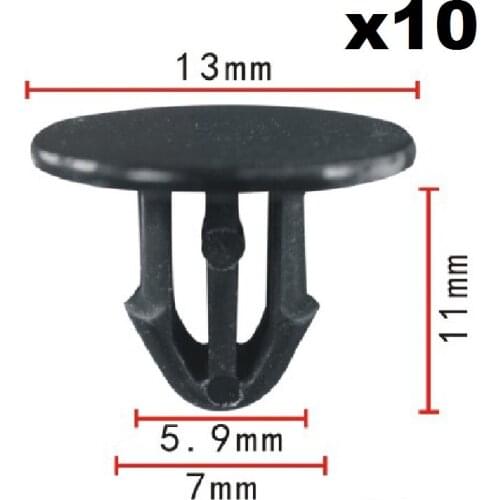 10x Clip Front Cowl Retaining Hood for Honda Civic DelSol CR-V 91501-SL4-003