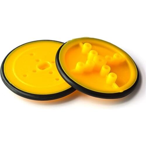 2pcs/lot 410 Rubber wheel robot tire for TT motor robot smart car platform car electronic design toy