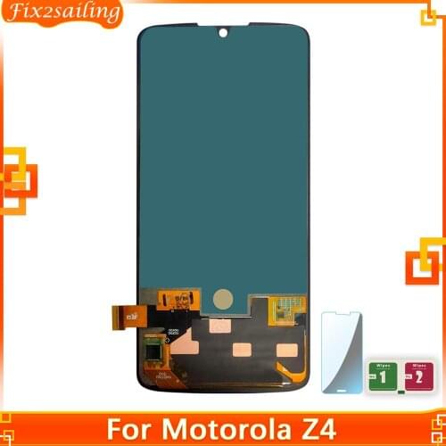 6.4'' For Motorola Moto Z4 LCD Display Touch Screen Digitizer Assembly Replacement Parts For moto Z4 XT1980-3 New 100% Tested
