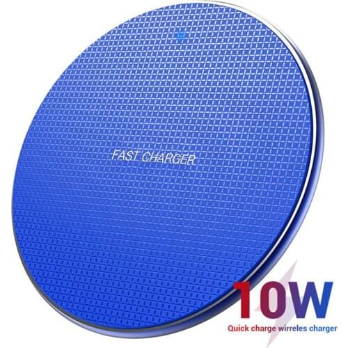10W Qi Wireless Mobile phone Charger 10W 7.5W 5W for iPhone 11/11pro/xr 8/8 Plus Samsung s10/S9/S9+/S8/Note 8/9/10