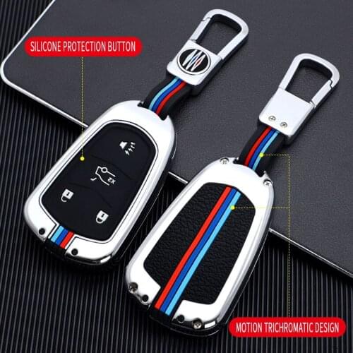 Zinc alloy Car Key Case Holder Shell For Cadillac ESV Escalade CTS XTS SRX ATS 2015 2016 2017 2018 CT5 XT5 XT6 Accessories
