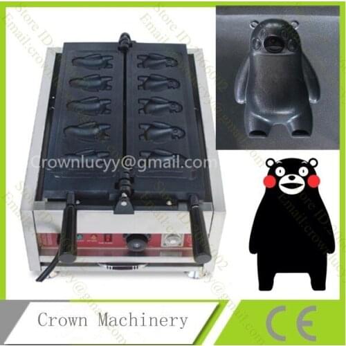 Belgium Cartoon Kumamon Bear Shape Waffle mould;waffle pan;waffle iron; Waffle Maker Machine Baker