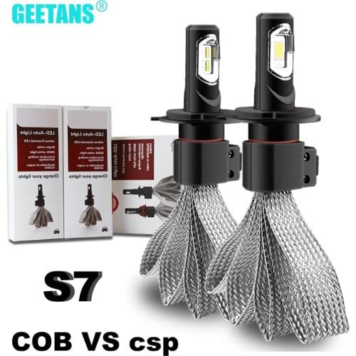 H4 H7 LED Car Lights H11 H1 H3 880 9005 9006 9007 H13 HB3 HB4 LED Headlight Bulb Auto Lamp COB/CSP Chip Automotivo 12V 6000K CJ