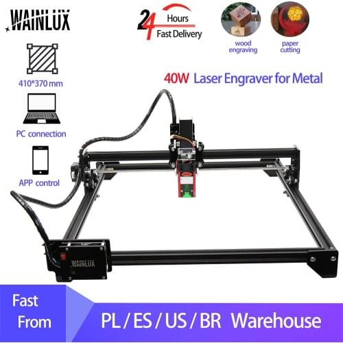 CNC Laser Engraver for Metal 40W Module 30W 20W 7W Laser Engraving and Cutting Machine Woodworking Wood Carving Milling Router