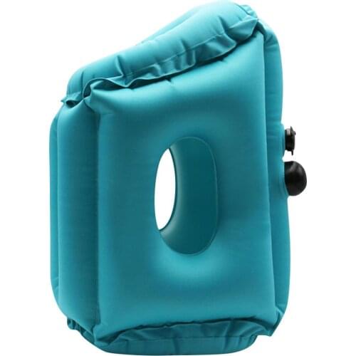 Inflatable Travel Pillow Sleep Aid Cushion Neck Airplane Pillows Comfortable Soft Pillows For Sleep Home Textile Train Plane