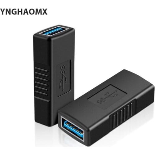 300pcs/Lot NEW USB 3.0 Adapter Connector Type A Female to Female Coupler Change Connector Durable for PC Laptop Computer