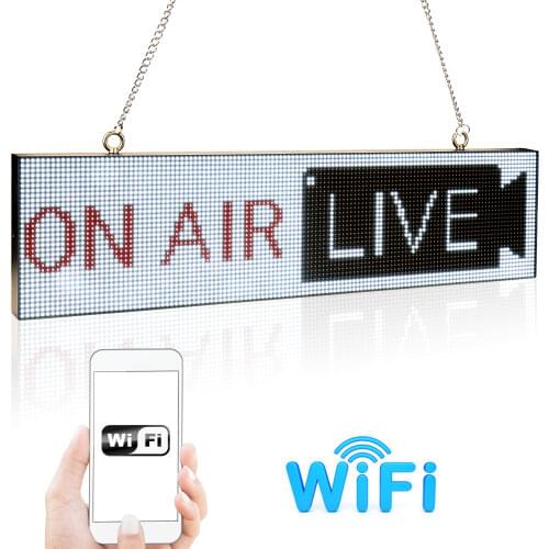 Led Sign Advertising P4 52CM Full Color Programmable Scrolling Message/Picture LED Display Board Multi-Language Display