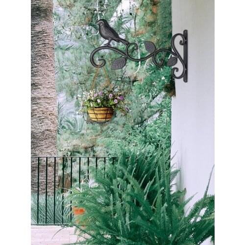 Hanging Plants Bracket Iron Hook Hang Lantern Plant Flower Pot Plant Hanging Bracket Metal Hooks Or Flower Pots Bird Feeder Hot