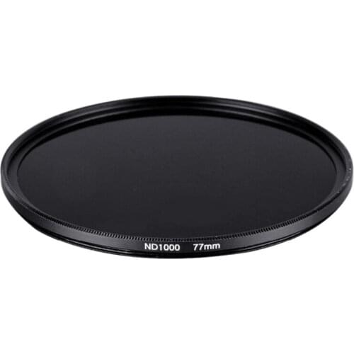 Filter Adjustable Neutral Density ND1000 Reducer ND Camera Filter Ultra Slim, Waterproof