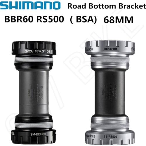 Shimano ULTEGRA 105 TIAGRA SORA SM-BBR60 RS500 Hollowtech II Road Bicycles Bottom Bracket 68mm BBR60 ROAD BIKE Bottom Bracke