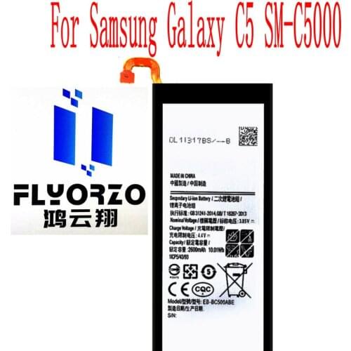 High Quality 2600mAh EB-BC500ABE Battery For Samsung Galaxy C5 SM-C5000 Mobile Phone