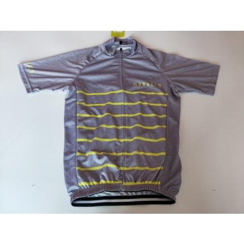 High quality grey morvelo 2021 pro team cycling jersey short sleeve bicycle clothes