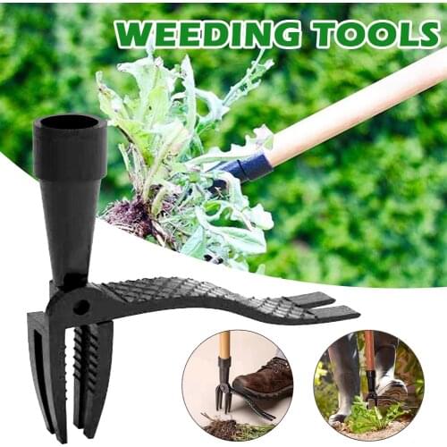 Garden Stand Up Weeder Puller Aluminum Lever Head Weed Puller Hand Tool Manual Weed Remover Claw Weeder Root Remover Tool