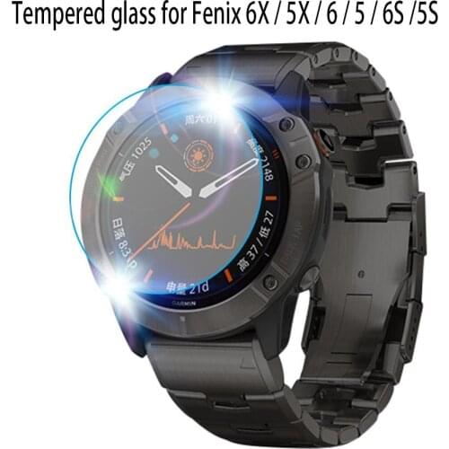 For Garmin Fenix 5X 5 5s plus Tempered Glass For Garmin Fenix 3 Fenix 6X 6 6S pro Screen Protector cover film
