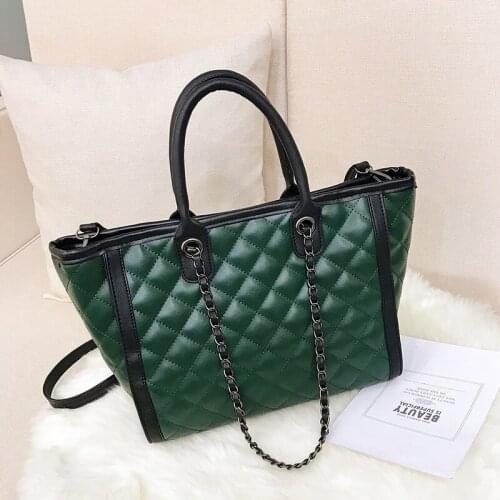 Women Purse Shoulder Bag Luxury Handbags Women Bags Designer Diamond Lattice Crossbody Bags High Quality Chain Bag Zipper New