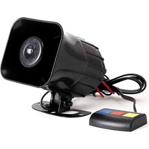 Motorcycle siren horn 12V ultra sound waterproof multi tone three tone 4 tone alarm bicycle electric car conversion horn