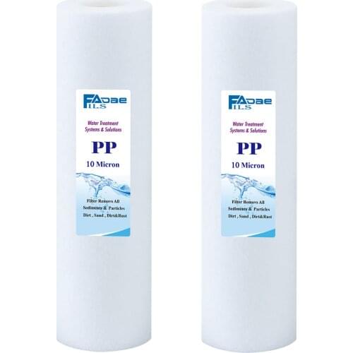 10-IN. x 2.5 inch, 10 Micron Melt Blown Polypropylene Filter Cartridge - Pack of 2