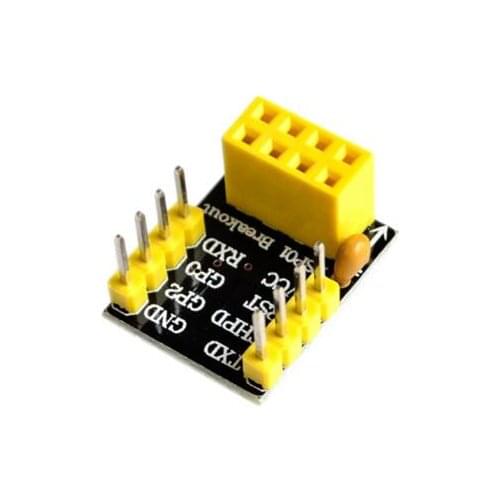 10PCS ESP-01 ESP0-1S ESP01 Breakout Adapter Plate Breadboard ESP8266 ESP 8266