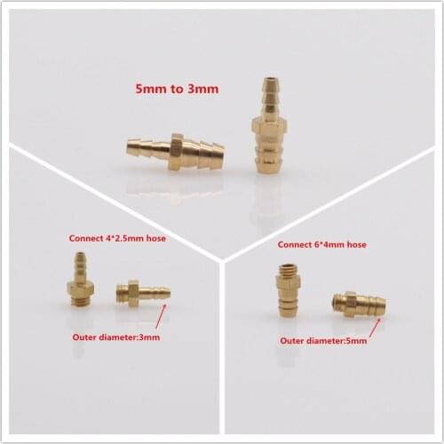 Dentist Lab Chair Hard Valve Adaptor 4*2.5mm/6*4mm/5*3mm For Dental Lab Supplies