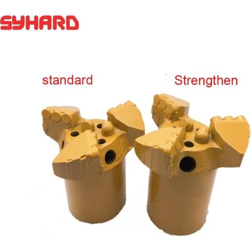 Diamond compact PDC Coreless 3wings 4wings Indent no Core Drill Bit For Water well Or Geological Prospecting