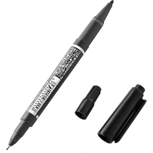 Tattoo Ink Marker Pen Drawing Pen Double Oily Pen 10 / Box