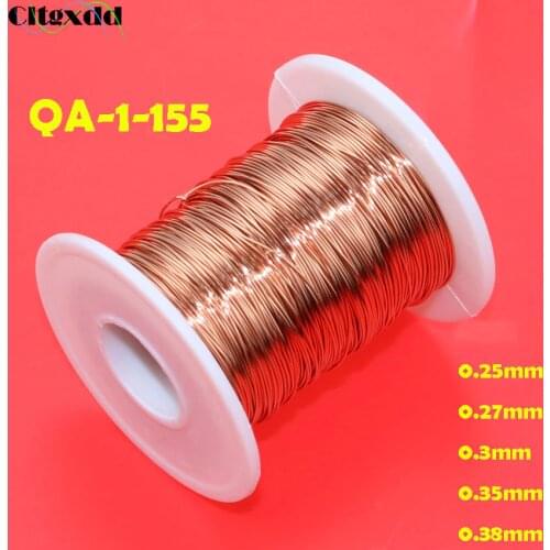 Cltgxdd 0.25 / 0.27 / 0.3 / 0.35 / 0.38 mm New polyurethane enameled wire QA-1-155 copper wire 50 meters