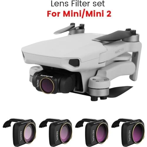 6 IN 1 Filters for DJI Mini 2 Drone UV CPL ND CPL ND NDPL4/8/16/32 Camera Lens Protector for DJI Mavic Mini Drone Accessories