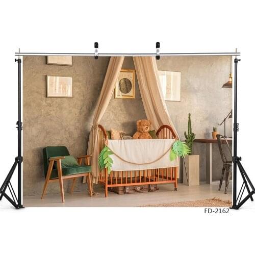 Bed Room photo Wall Birthday Background Decoration For Baby Shower Child Portrait Photography Backdrop Photo Booth Studio Props
