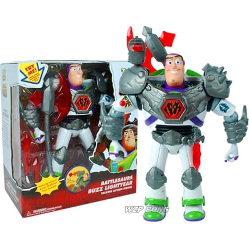 Hasbro Toy Story 5 Anime Buzz Lightyear Figure Toys Joint Movable Voices Speak English Battle Ver Model Toys Kids Gifts