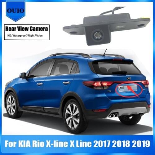 HD rear Camera For KIA Rio X-line X Line 2017 2018 2019 Night Vision Backup Parking Reversing Camera / License plate camera
