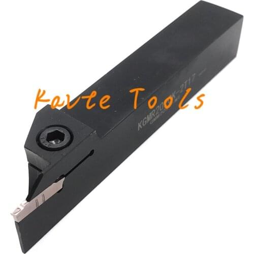 KGMR 20 25 16 12 10 mm Groove Machining Cutting GMM Carbide Inserts Toolholders Cutter CNC Lathe Parting Grooving Tools Holders