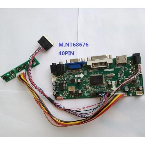 Kit For LP140WH4/TLC1/TLA1/TLN1 DIY 2019 Driver LG Display LCD LED VGA HDMI 14" DVI Audio Controller board 1366X768 Panel Screen