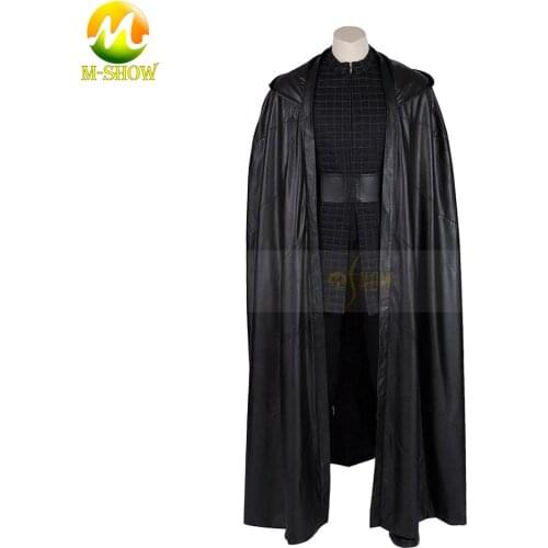 The Rise of Skywalker Kylo Ren Cosplay Costume Halloween Suit For Mens Outfit Custom Made
