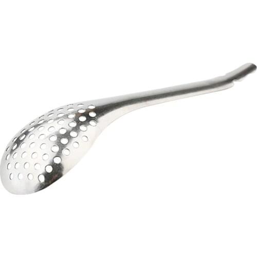 Stainless Steel Spherification Spoon Molecular Mixologist Slotted Bar Spoon Kitchen Accessories