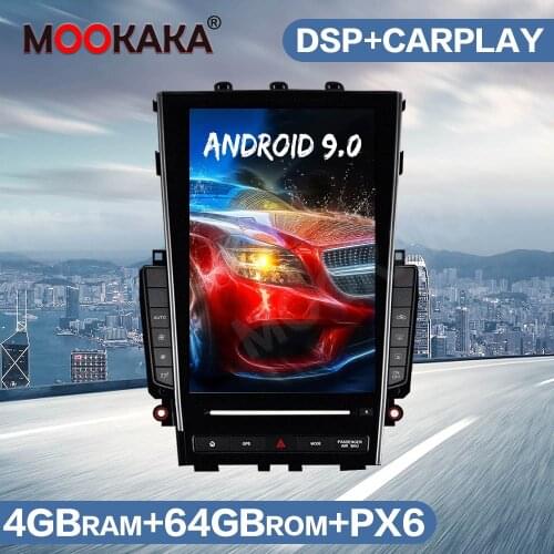 Android 9.0 Tesla Style GPS Navigation Radio for Infiniti Q50L 2015-2019 Car Auto Stereo Multimedia Player Head Unit Recorder HD