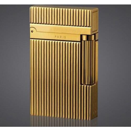 100% New vintage Dupont Bright Sound gas lighter windproof for cigarette men gift