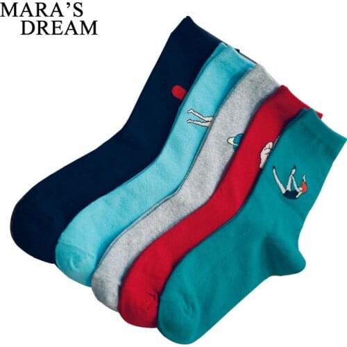 2021 New Korean Women ladies Cute Cotton Socks Cartoon Kawaii Funny casual Cheap Novelty Art Ankle Sox