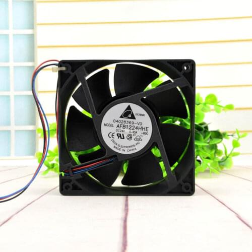 New original 12cm AFB1224HHE 3 line 24v 0.45A 12038 welding machine cooling fan with alarm