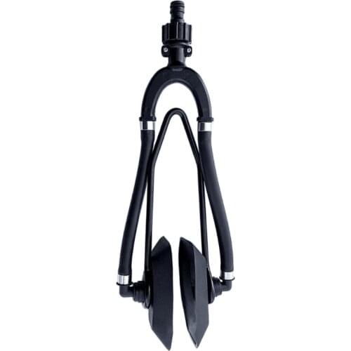 Rectangular Boat Engine Motor Flushers Dual Feed Outboard Engine Flushing with Muffs Hose Fittings T3EF