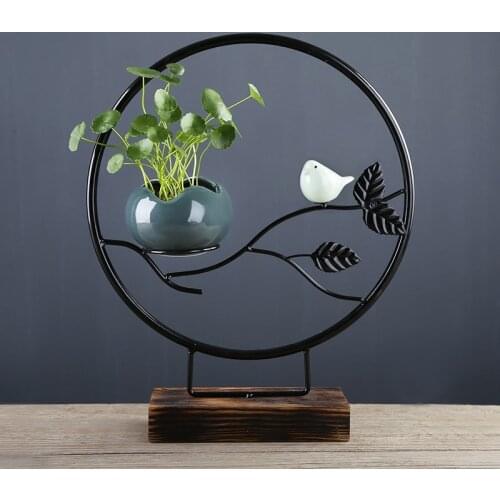 Nordic Ceramic Vase Ornaments Porch Decoration Home Hydroponic Flower Pot Living Room Bogujia Creative Desktop Mini Small Crafts