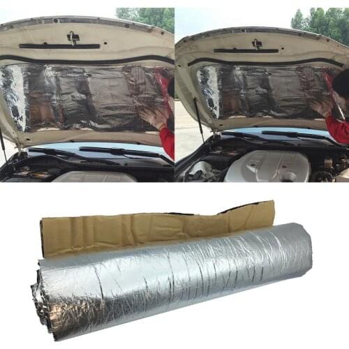 Long-lasting Simple Dustproof Noise Insulation Mat Silver Color Heat Shield Mat Convenient for Door