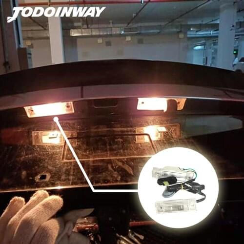 Rear car license plate light lamp for Chevrolet Chevy Cruze trunk release switch lock tailgate lid button for Orlando 95961097