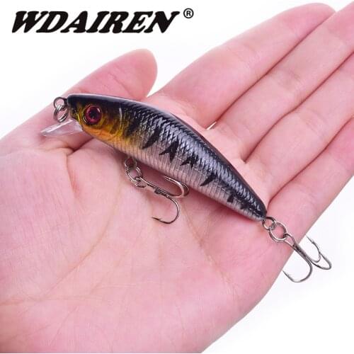 1Pcs 70mm 8g Minnow Fishing Lure Japan Floating Wobbler Tackle Bass Lures Artificial Hard bait Swimbait Crankbait Pesca FA-202