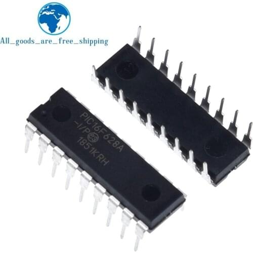 1 PCS PIC16F628A-I/P DIP-18 PIC16F628A PIC16F628 16F628 Flash-Based, 8-Bit CMOS Microcontrollers