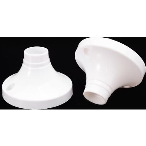 2pcs E14 Screw Socket Round Plastic Base Screw Light Bulb Lamp Holder For Home Lighting Accessories