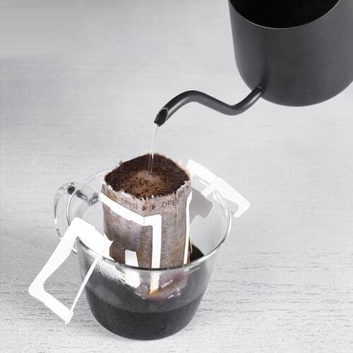 250ml Creative Fine Mouth Hand Punch Coffee Pot 304 Stainless Steel Household Drip Brew Long Mouth Fine Pot Teapot