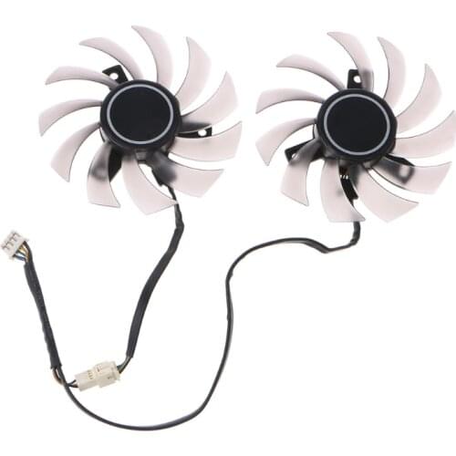 75mm PLD08010S12H 4Pin 12V 0.25A VGA Fan Graphics Card Cooler for GTX 1050TI 550